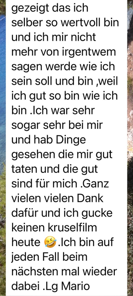 SMT Breathwork Teilnehmer Feedback Silke Hüper (2) SMT Breathwork Erfahrung